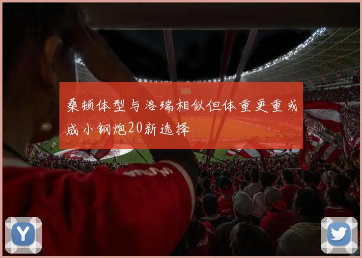 桑顿体型与洛瑞相似但体重更重或成小钢炮20新选择
